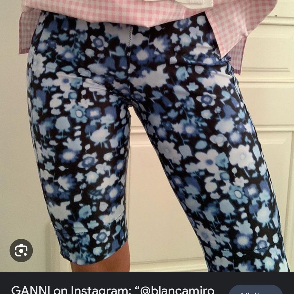 Ganni floral shorts